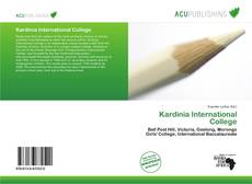 Buchcover von Kardinia International College
