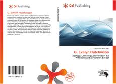 Portada del libro de G. Evelyn Hutchinson