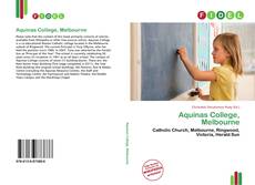 Portada del libro de Aquinas College, Melbourne