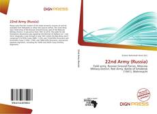 22nd Army (Russia)的封面