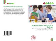 Bookcover of Box Hill Senior Secondary College