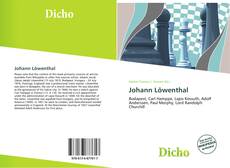 Buchcover von Johann Löwenthal