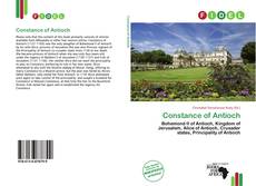 Capa do livro de Constance of Antioch 