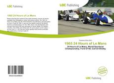 Portada del libro de 1965 24 Hours of Le Mans