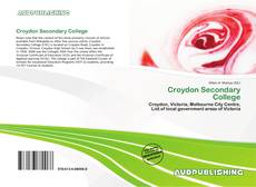 Buchcover von Croydon Secondary College