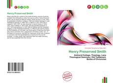 Portada del libro de Henry Preserved Smith