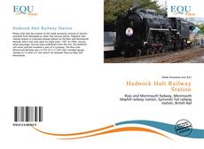 Capa do livro de Hadnock Halt Railway Station 