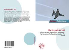 Martinsyde G.100 kitap kapağı