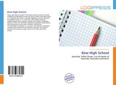 Bookcover of Kew High School