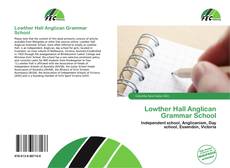 Copertina di Lowther Hall Anglican Grammar School