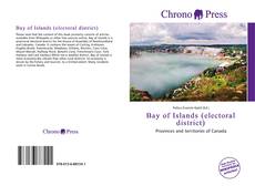 Bookcover of Bay of Islands (electoral district)