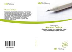 Bookcover of Macleod College