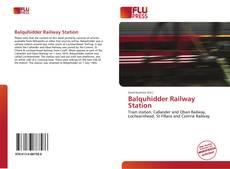 Balquhidder Railway Station的封面