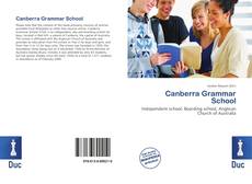 Bookcover of Canberra Grammar School