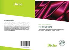 Capa do livro de Frank Calabro 