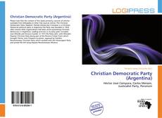 Christian Democratic Party (Argentina) kitap kapağı