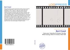 Bookcover of Bert Freed