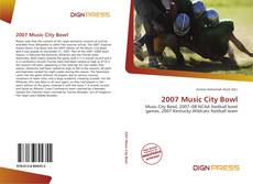 2007 Music City Bowl的封面