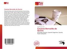 Couverture de Cesáreo Bernaldo de Quirós