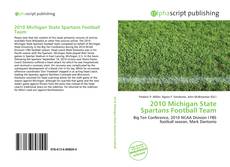 2010 Michigan State Spartans Football Team kitap kapağı