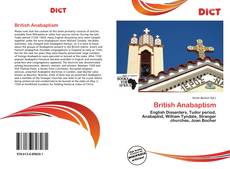 Capa do livro de British Anabaptism 