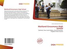 Maitland Grossmann High School的封面