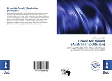 Bookcover of Bruce McDonald (Australian politician)