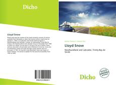 Lloyd Snow kitap kapağı