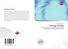 Bookcover of Energy in India