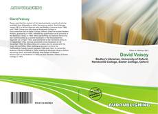 Buchcover von David Vaisey