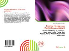 George Henderson (Australian politician)的封面