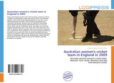 Bookcover of Australian women's cricket team in England in 2009