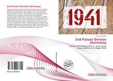 Couverture de 2nd Panzer Division  (Germany)