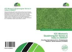 Copertina di ICC Women's Quadrangular Series in India in 2006/07