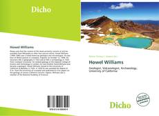 Copertina di Howel Williams