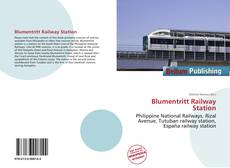 Blumentritt Railway Station kitap kapağı