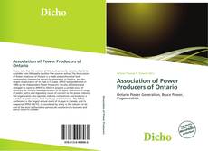 Association of Power Producers of Ontario kitap kapağı
