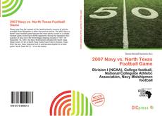 2007 Navy vs. North Texas Football Game的封面