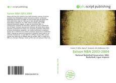 Couverture de Saison NBA 2003-2004