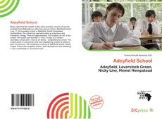 Portada del libro de Adeyfield School