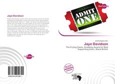 Capa do livro de Jaye Davidson 