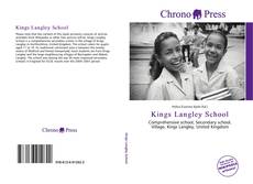 Capa do livro de Kings Langley School 