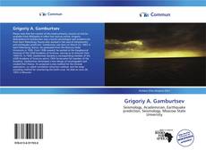 Capa do livro de Grigoriy A. Gamburtsev 