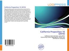 Bookcover of California Proposition 16 (2010)