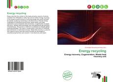 Capa do livro de Energy recycling 