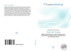 Bookcover of 2nd Air Army