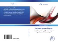 Capa do livro de Question Agraire à Rome 