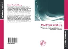 Couverture de David Theo Goldberg