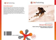 Capa do livro de Arsen Nersisyan 