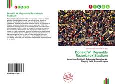 Portada del libro de Donald W. Reynolds Razorback Stadium